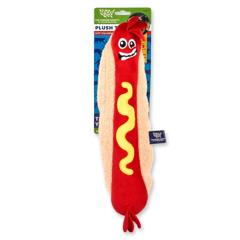 Animal Planet Plush Hot Dog Toy