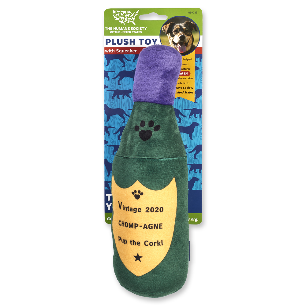 Champagne Dog Toy 