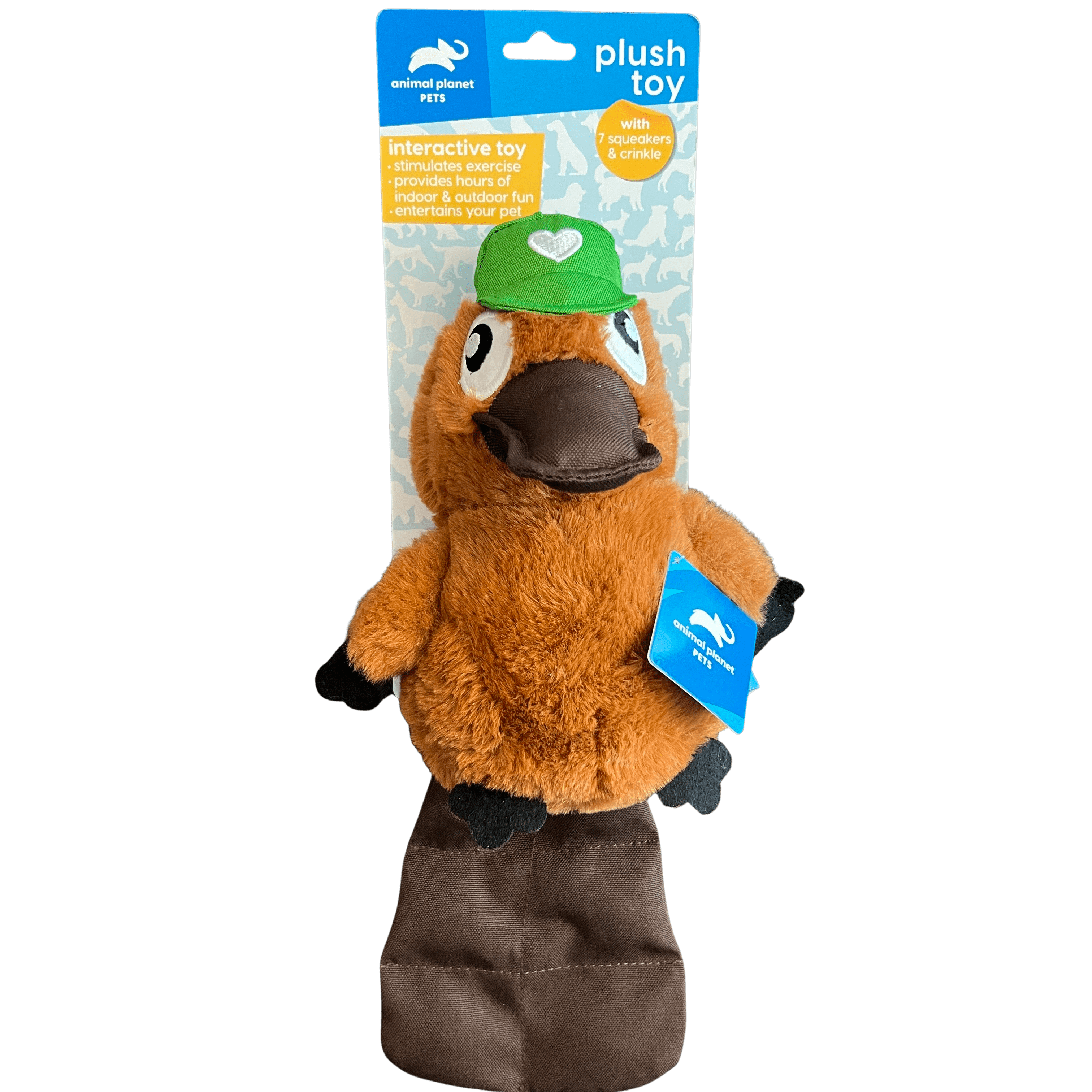 Plush Toy w/ 7 Squeakers & Crinkle