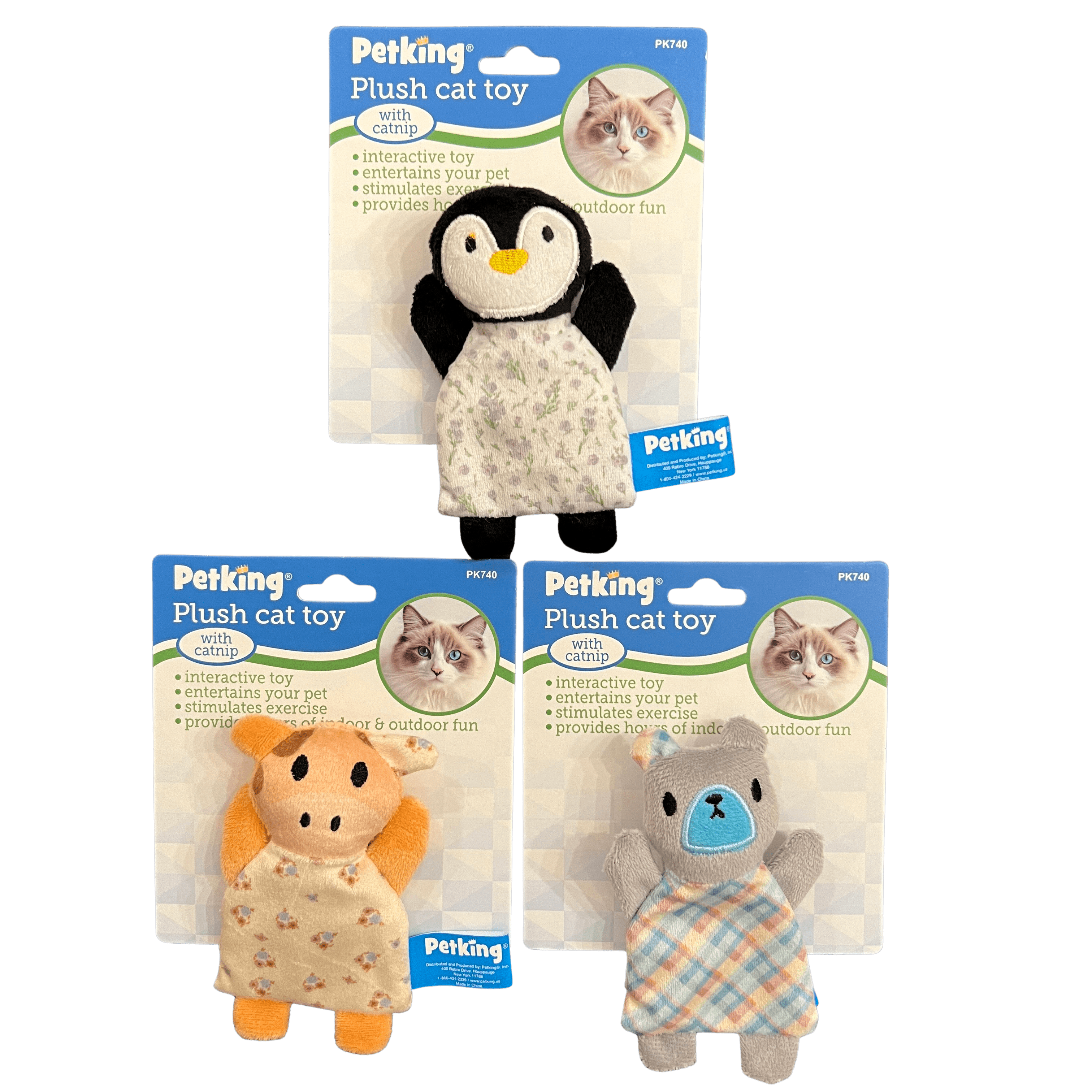 Plush Cat Toy w/ Catnip