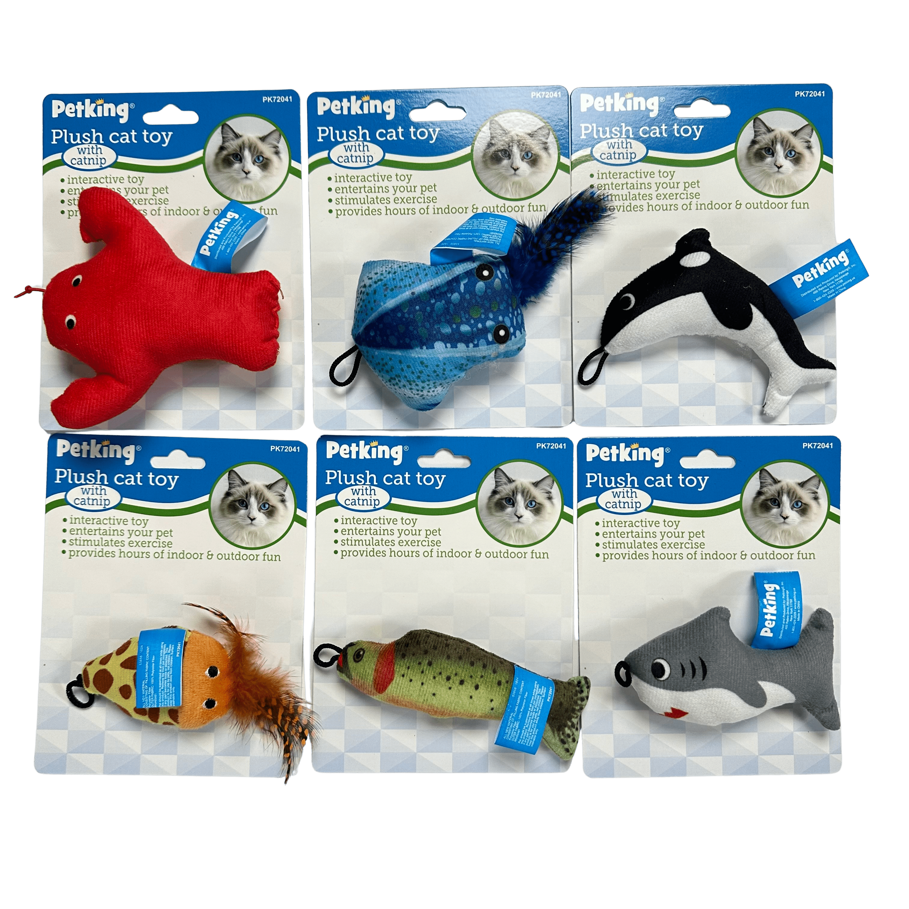 Plush Cat Toy w/ Catnip