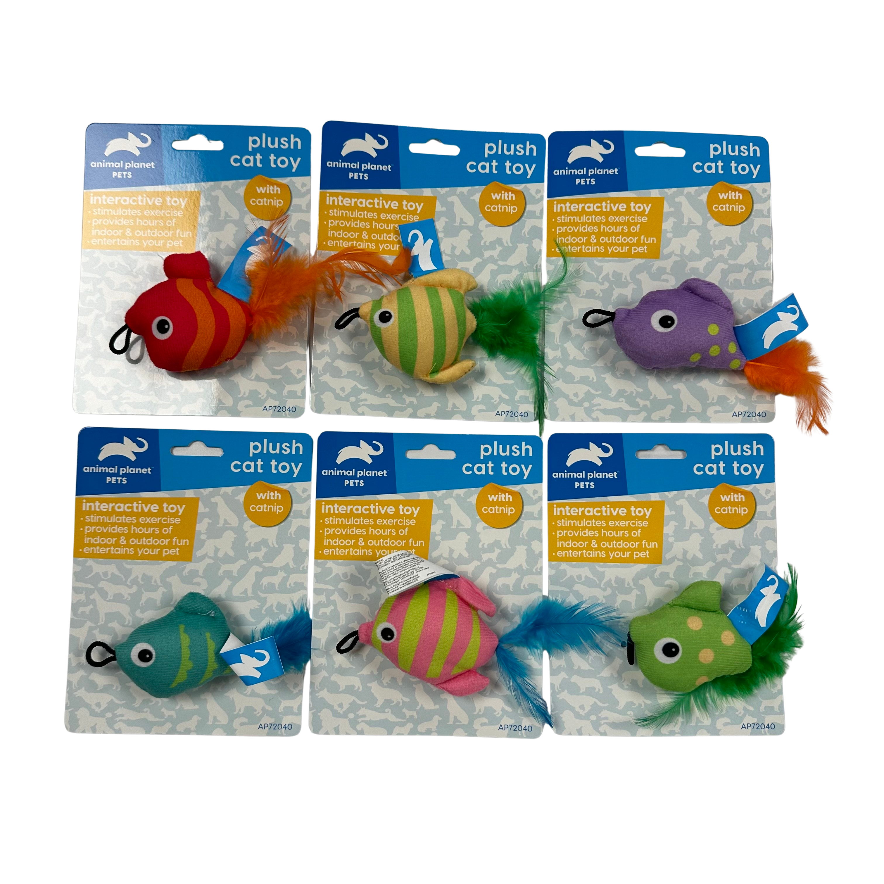 Plush Cat Toy w/ Catnip