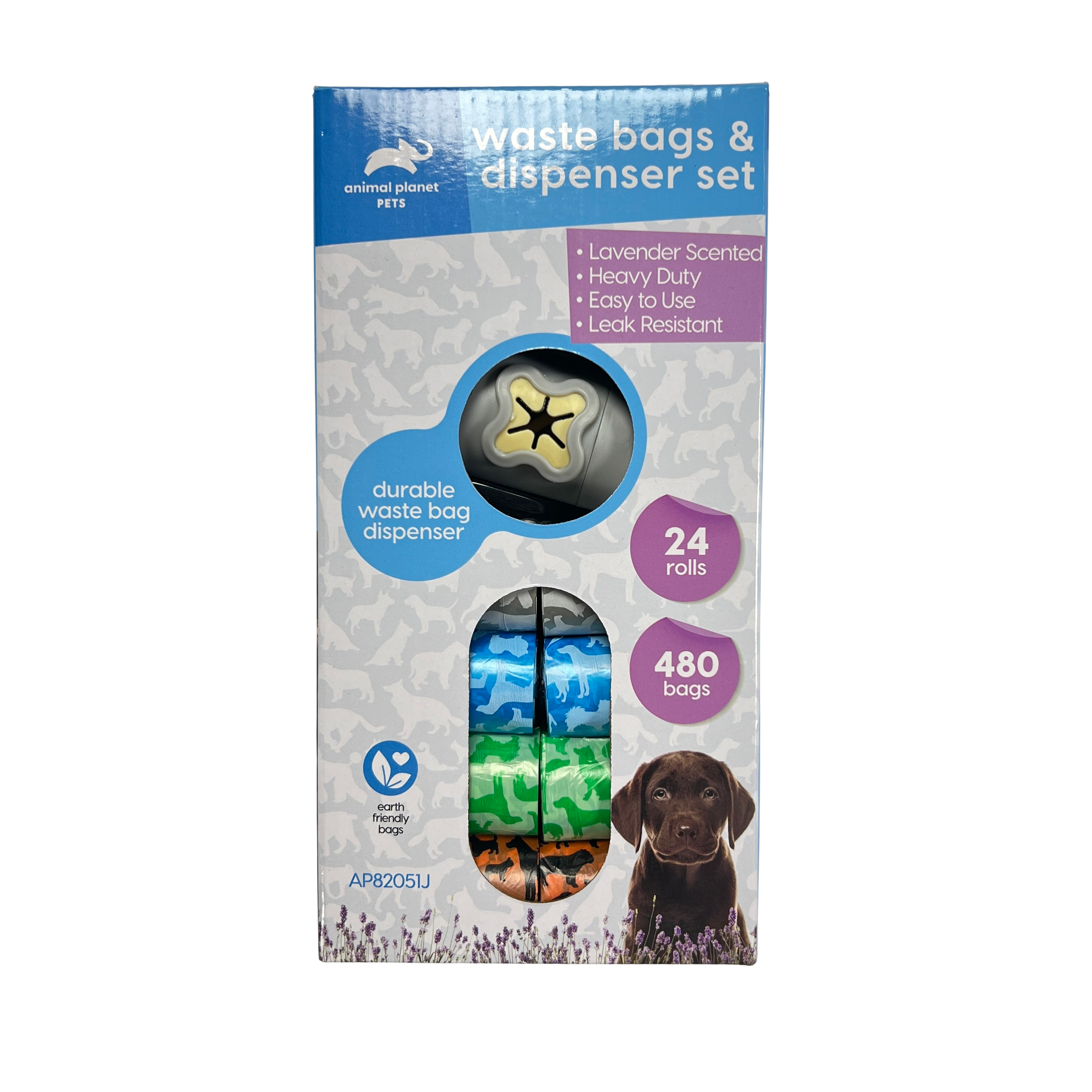 Waste Bags & Dispenser Set