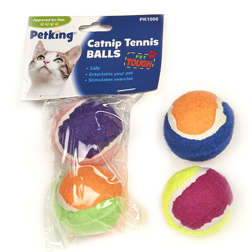 Catnip Tennis Balls 2 Pack