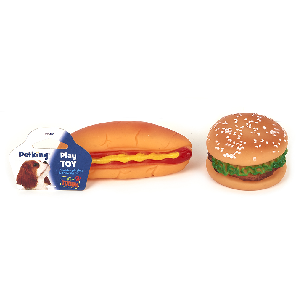 Hot Dog or Hamburger Squeeze Toy