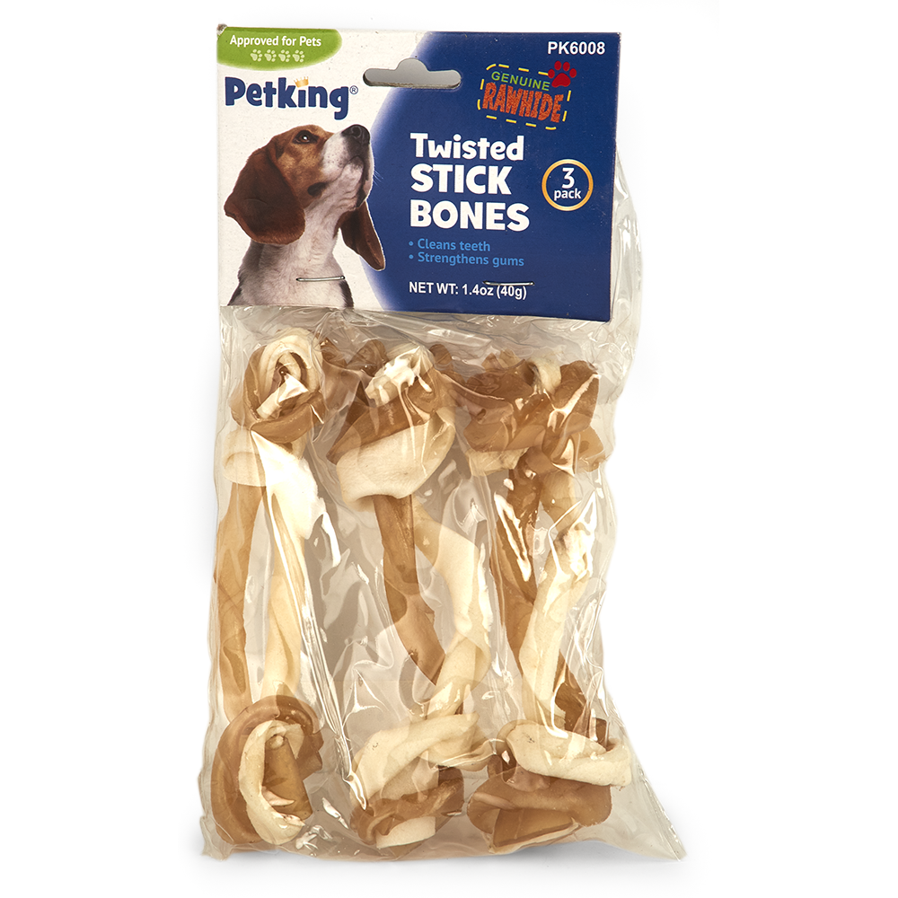 3 Pack Twisted Stick Bones