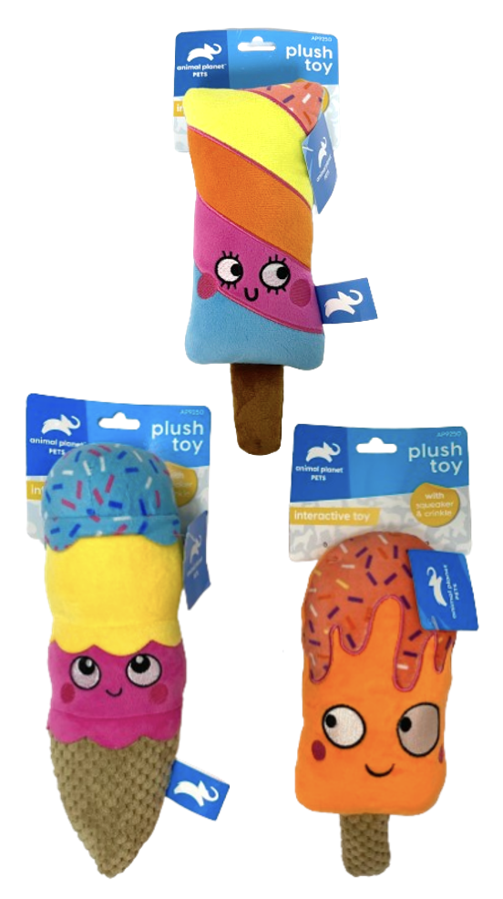 Plush Toy w/ Squeaker and Crinkle