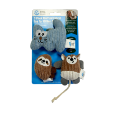 3pk Fabric Cat Toy