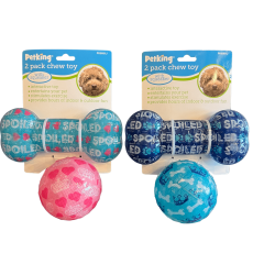2 Pack Chew Toy With Squeaker