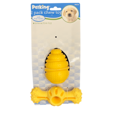 2 Pack Chew Toy With Treat Holder