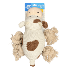 Plush Toy w/ Squeaker & Rope