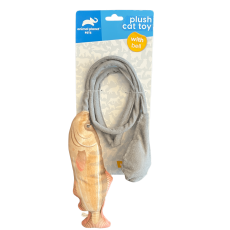 Animal Planet Plush Fish Cat Toys w/ Bell