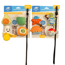 Wand Cat Toy w/ Catnip