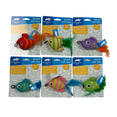 Plush Cat Toy w/ Catnip