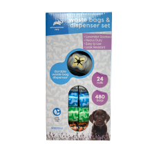 Waste Bags & Dispenser Set