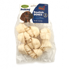 4 Pack Rawhide Bones