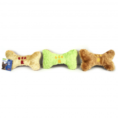 Chenille Applique Bone Chew Toy