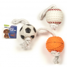 Sport Squeeze Rope Toy